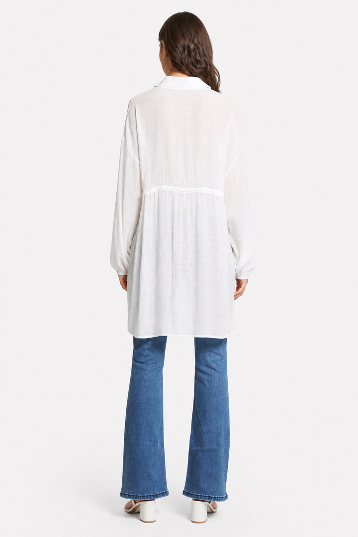 SOLID COLOR SHIRT DRESS