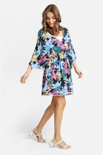 Load image into Gallery viewer, PALM TREE PATTERN COVER-UP DRESS
