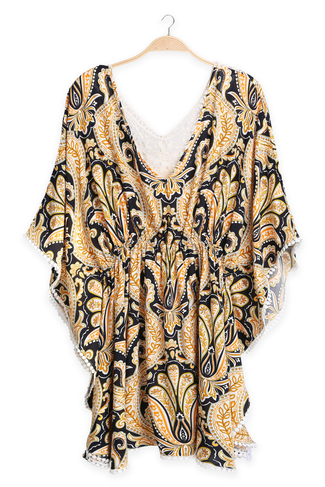 MIXED PATTERN COVER-UP DRESS