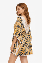 Load image into Gallery viewer, MIXED PATTERN COVER-UP DRESS
