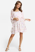 Load image into Gallery viewer, RIBBON PATTERN COVER-UP DRESS
