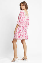 Load image into Gallery viewer, CHERRY W/ RIBBON PATTERN COVER-UP DRESS
