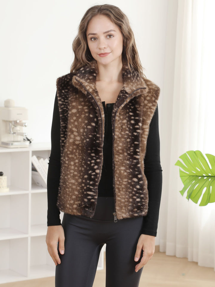 DEER PATTERN VEST