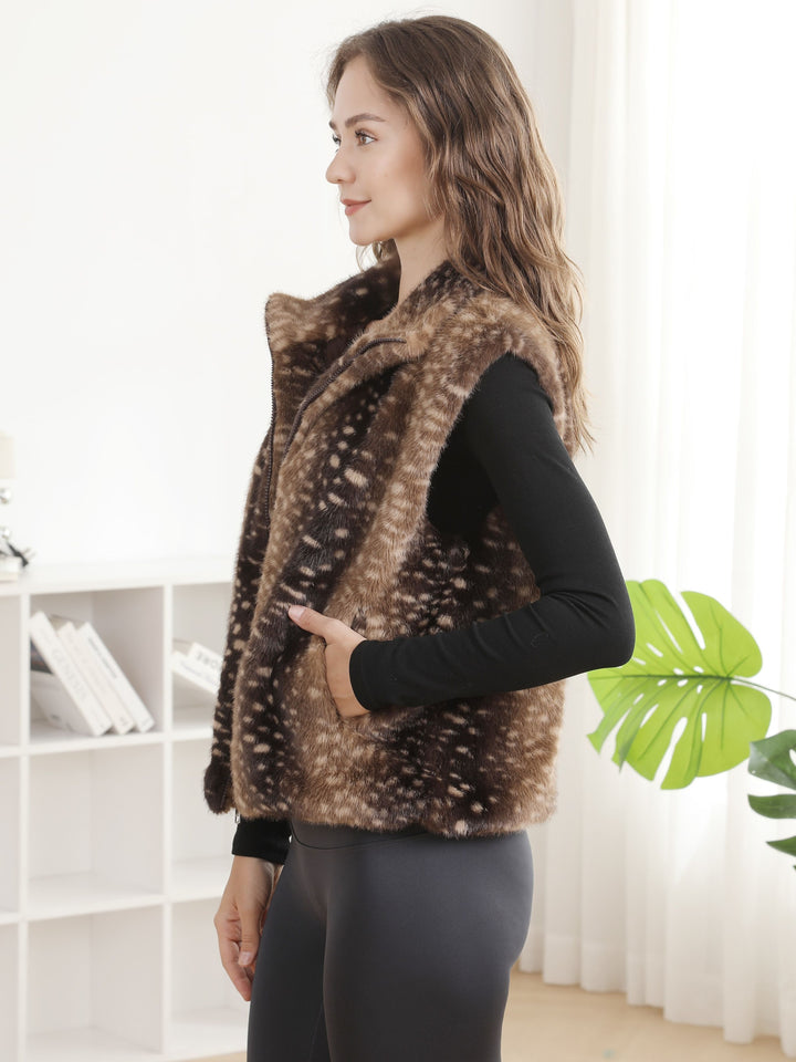 DEER PATTERN VEST