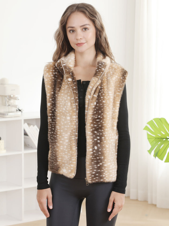 DEER PATTERN VEST