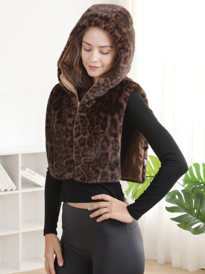 LEOPARD PATTERN VEST