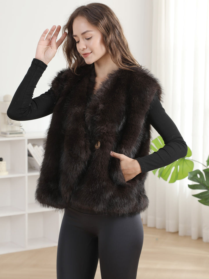 SOLID COLOR VEST