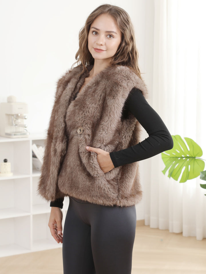 SOLID COLOR VEST