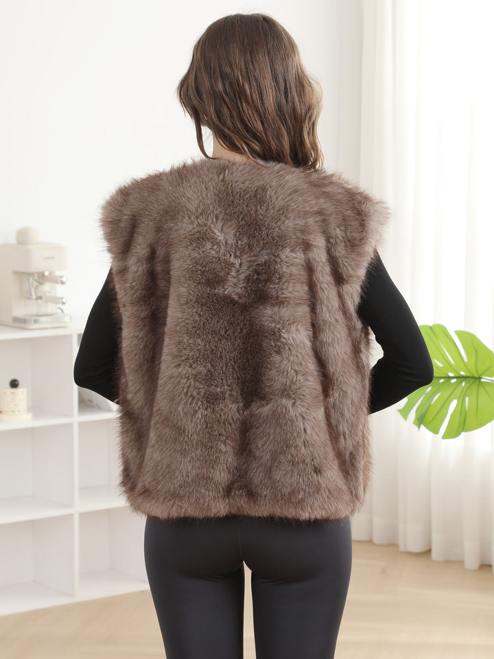 SOLID COLOR VEST