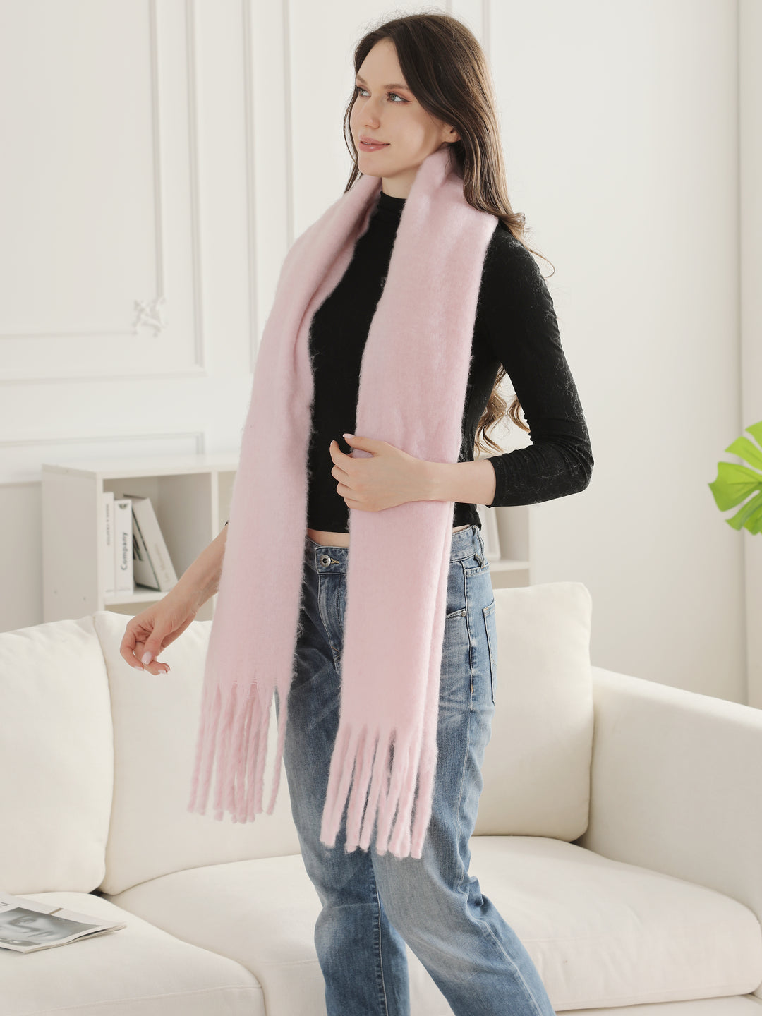 SOLID COLOR SCARF