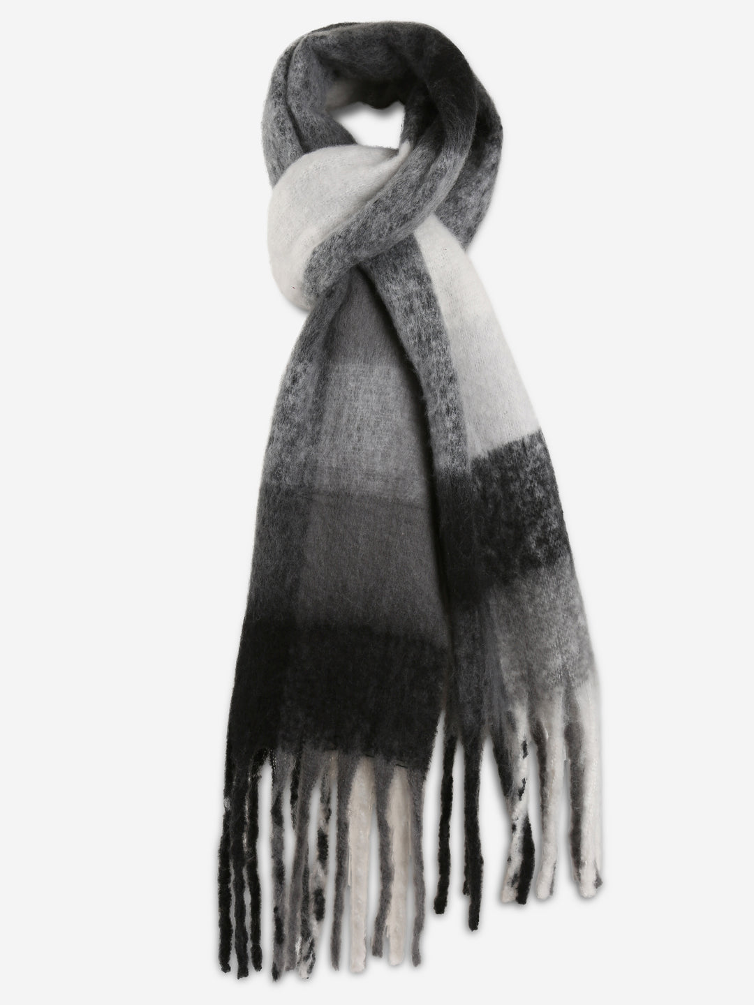 PLAID PATTERN SCARF