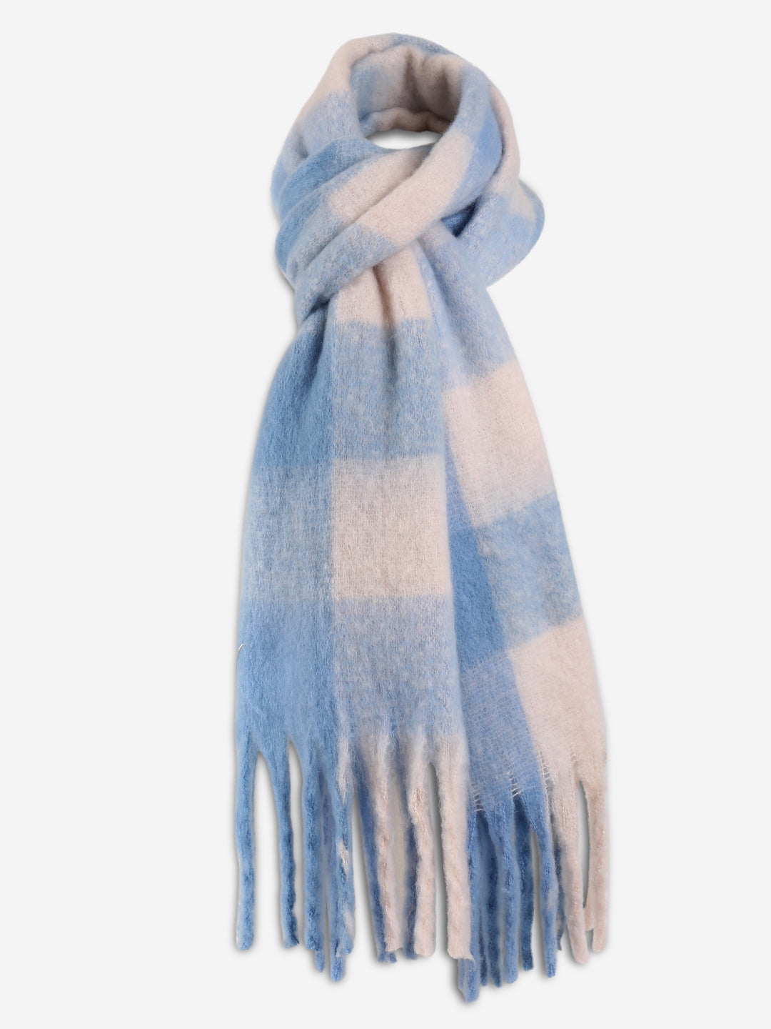 PLAID PATTERN SCARF