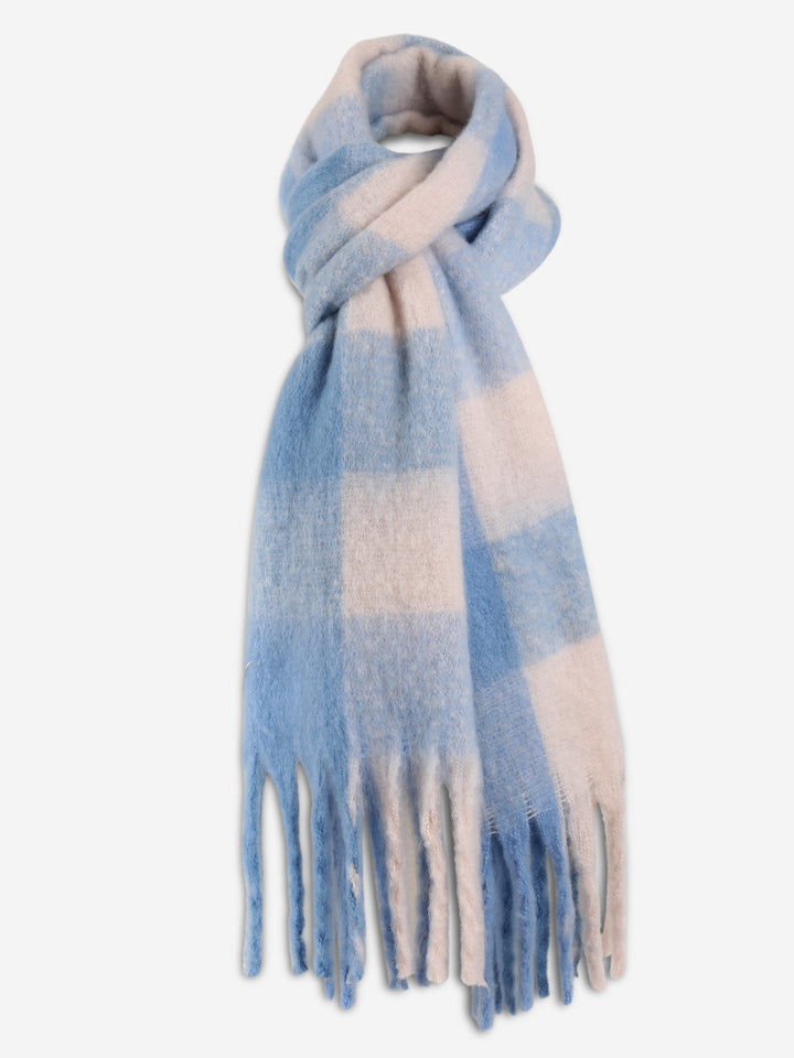 PLAID PATTERN SCARF