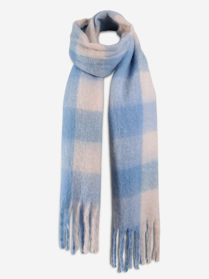 PLAID PATTERN SCARF
