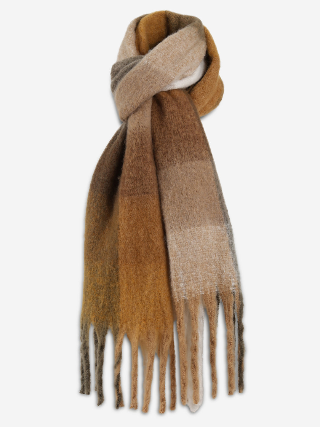 PLAID PATTERN SCARF