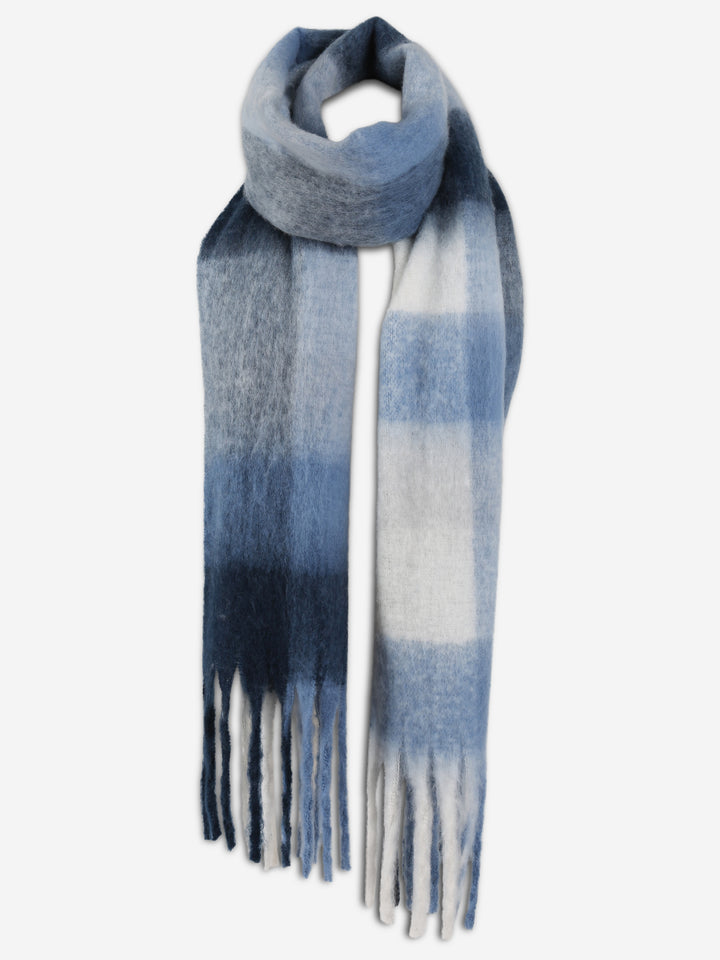 PLAID PATTERN SCARF