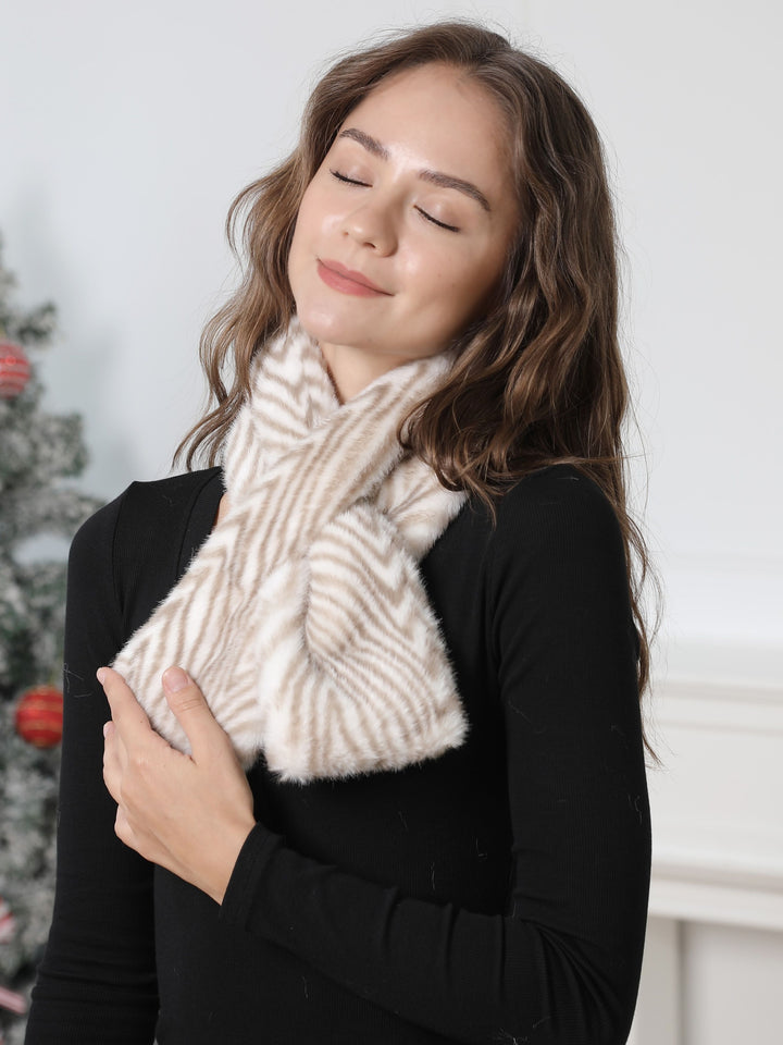 ZEBRA PATTERN SCARF