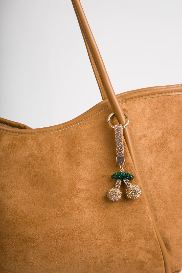 CHERRY KEYCHAIN/BAG CHARM