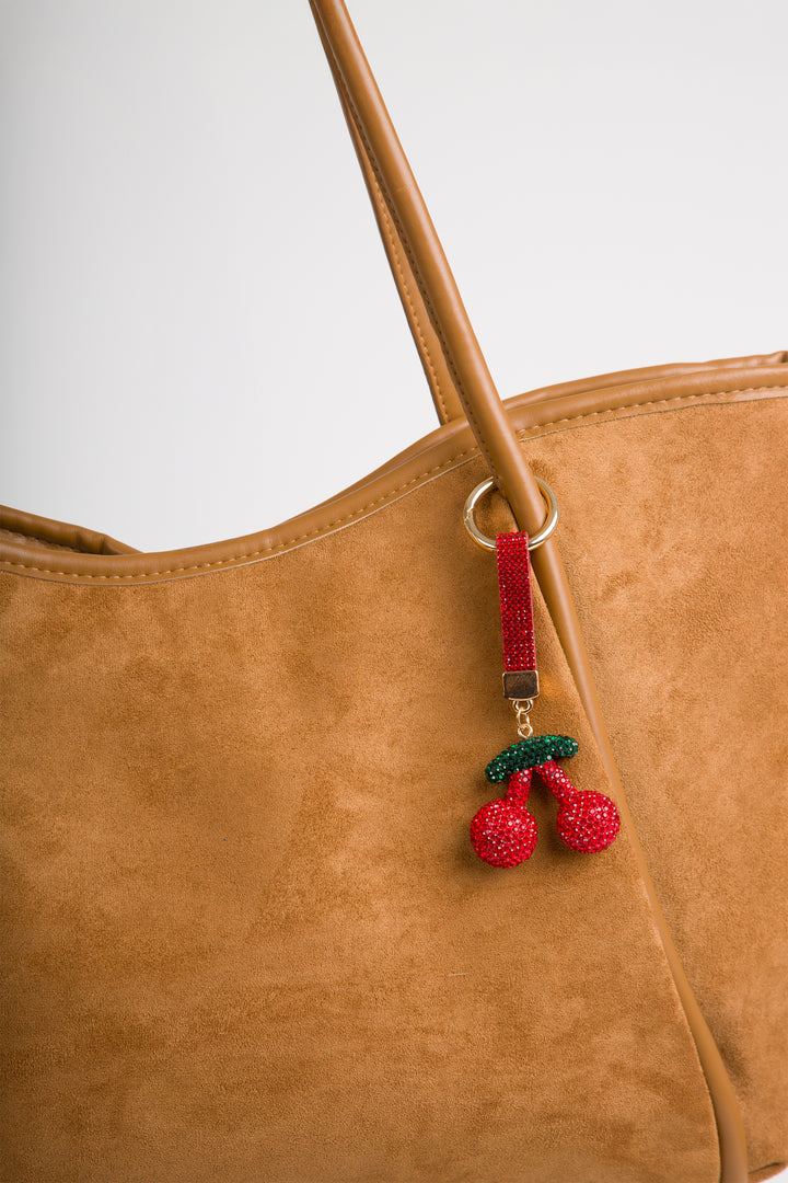 CHERRY KEYCHAIN/BAG CHARM