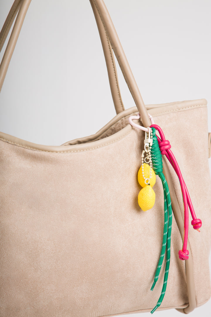 LEMON KEYCHAIN/BAG CHARM