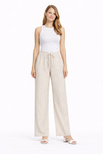 Load image into Gallery viewer, STRIPED PATTERN LINEN PANTS
