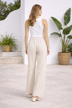 Load image into Gallery viewer, SOLID COLOR LINEN PANTS
