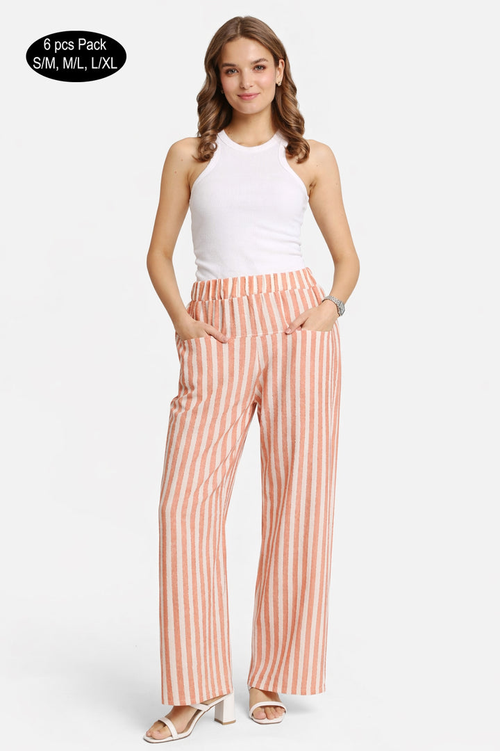 STRIPED PATTERN PANTS