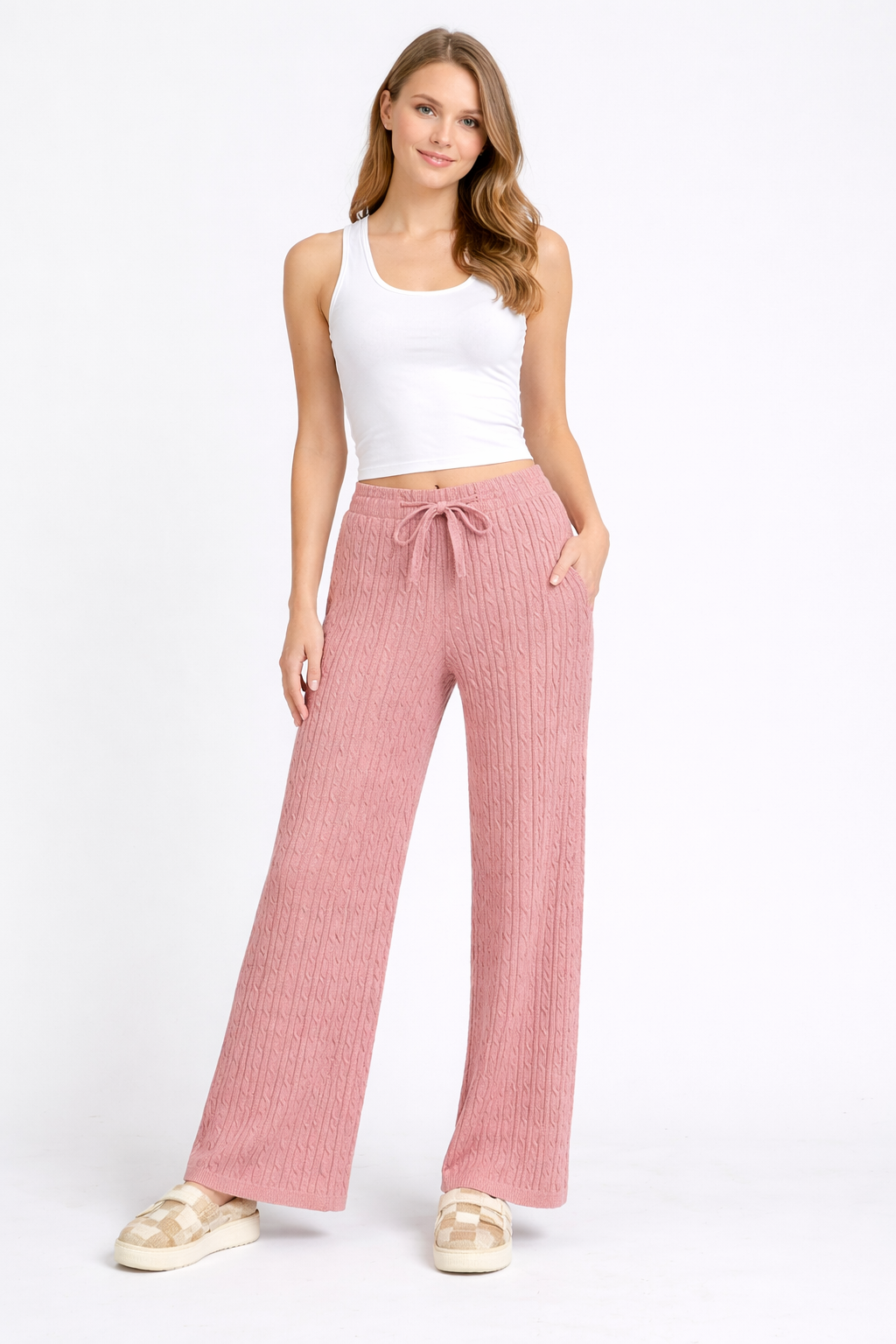 SOLID COLOR PANTS