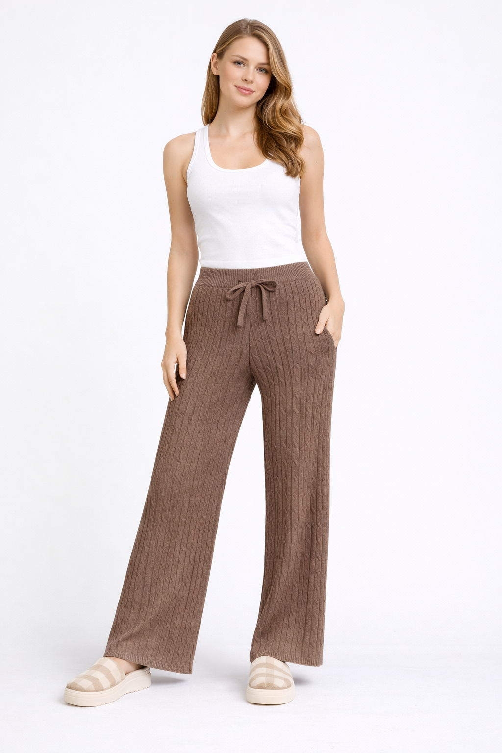 SOLID COLOR PANTS