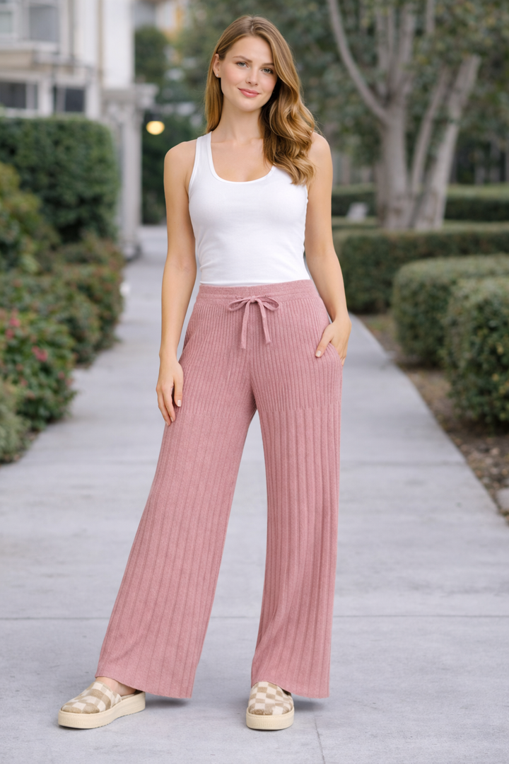 SOLID COLOR PANTS