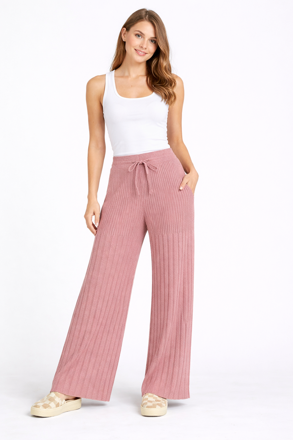 SOLID COLOR PANTS