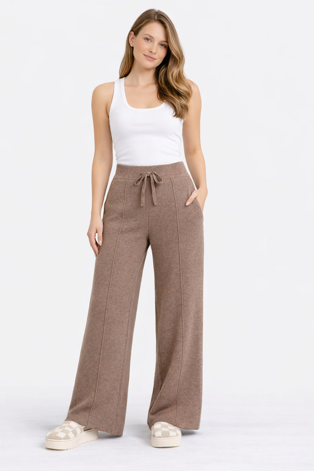SOLID COLOR PANTS