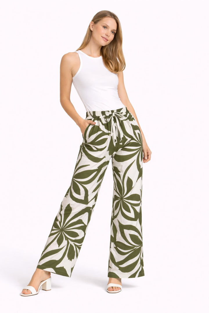 LEAF PATTERN PANTS