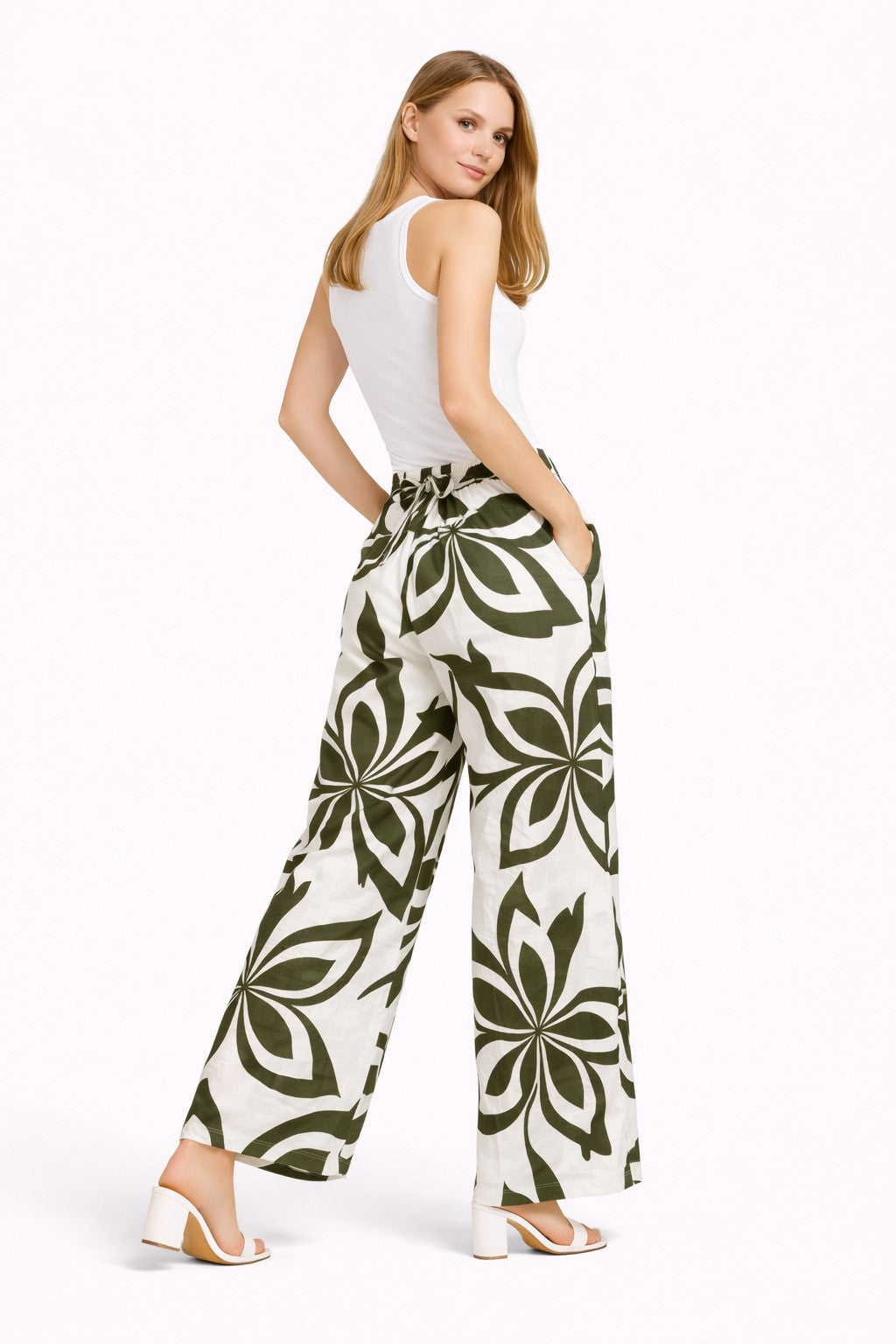 LEAF PATTERN PANTS