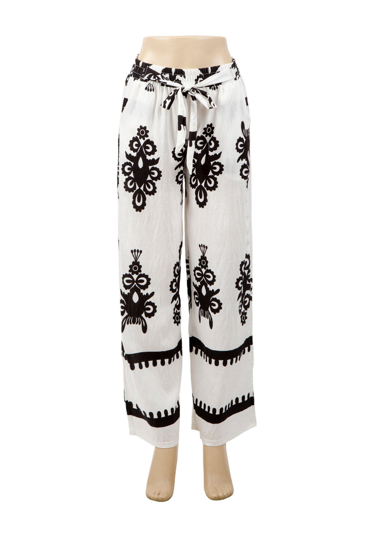 BOHO FLORAL PATTERN PANTS