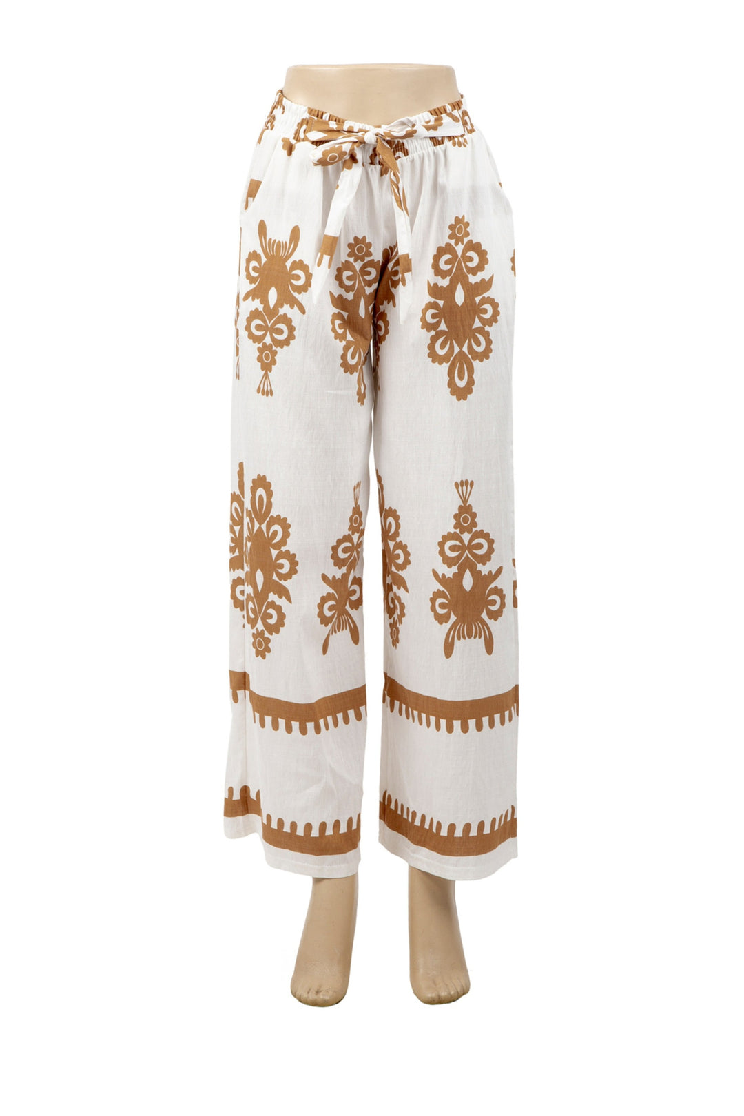 BOHO FLORAL PATTERN PANTS