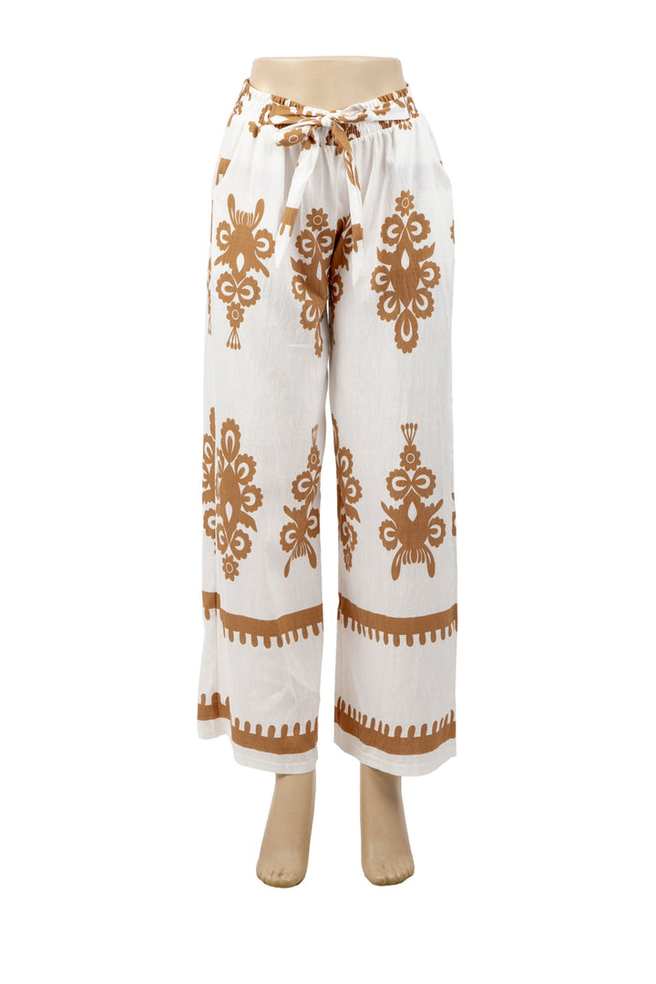BOHO FLORAL PATTERN PANTS