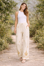 Load image into Gallery viewer, BOHO PATTERN LINEN PANTS
