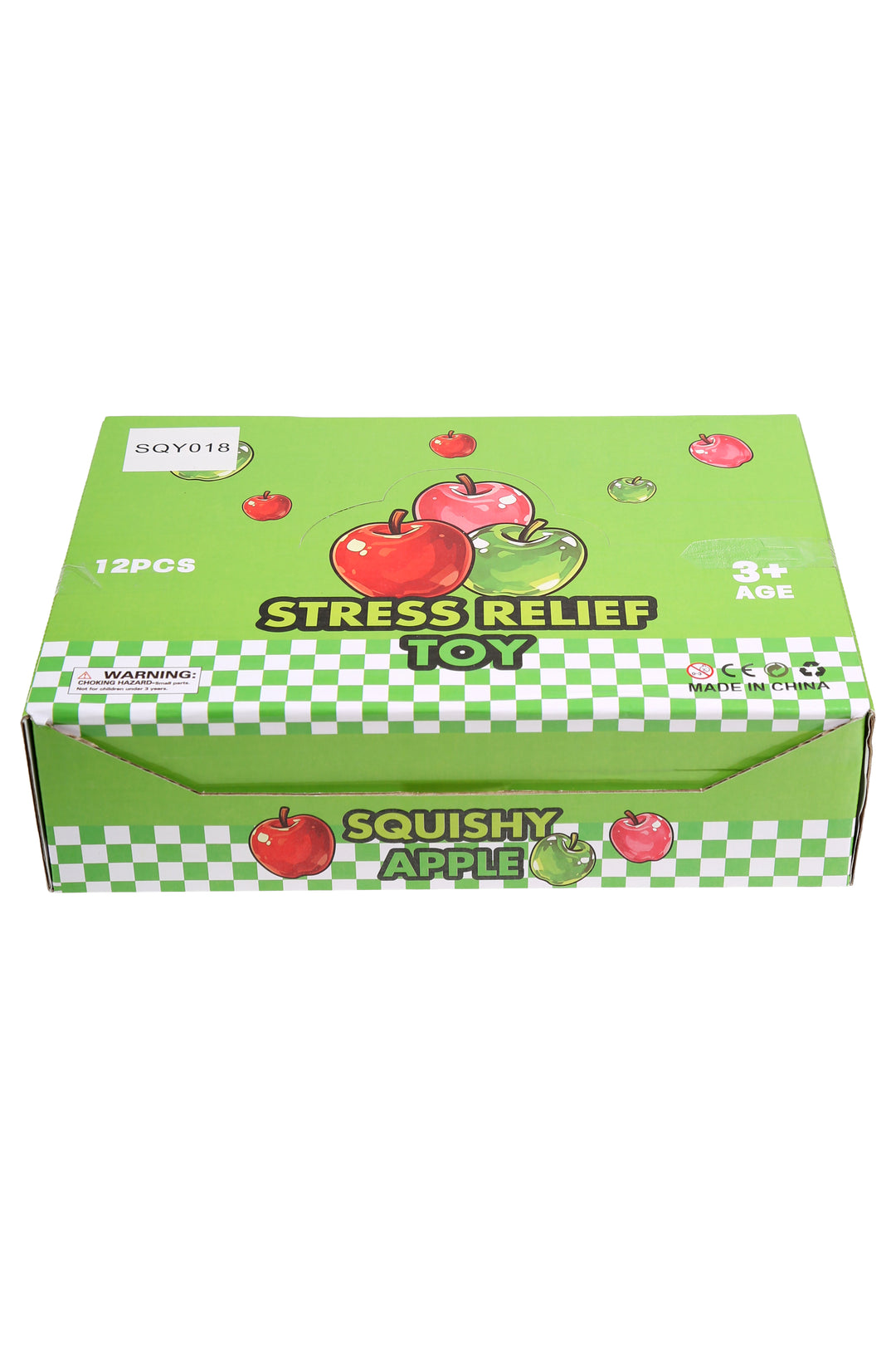 Apple Stress Relief Squishy Toy - 12 pc pack