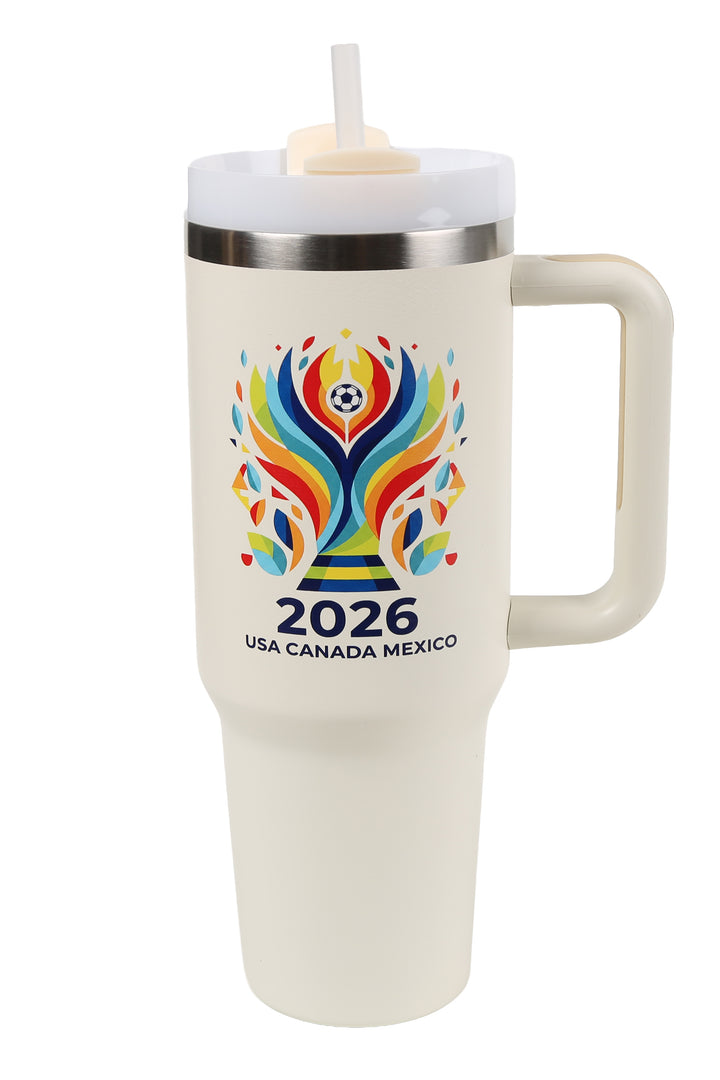 WORLD CUP PATTERN 40 oz TUMBLER