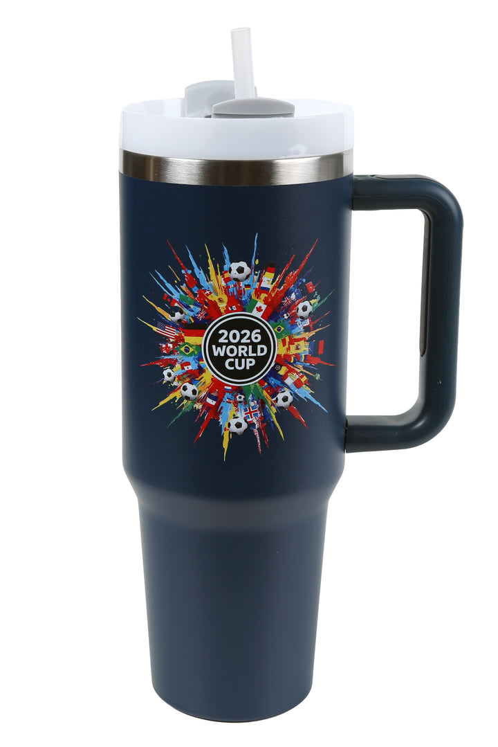 WORLD CUP PATTERN 40 oz TUMBLER