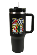Load image into Gallery viewer, WORLD CUP PATTERN 40 oz TUMBLER

