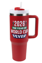 Load image into Gallery viewer, WORLD CUP PATTERN 40 oz TUMBLER
