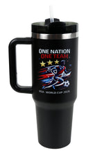 Load image into Gallery viewer, WORLD CUP PATTERN 40 oz TUMBLER
