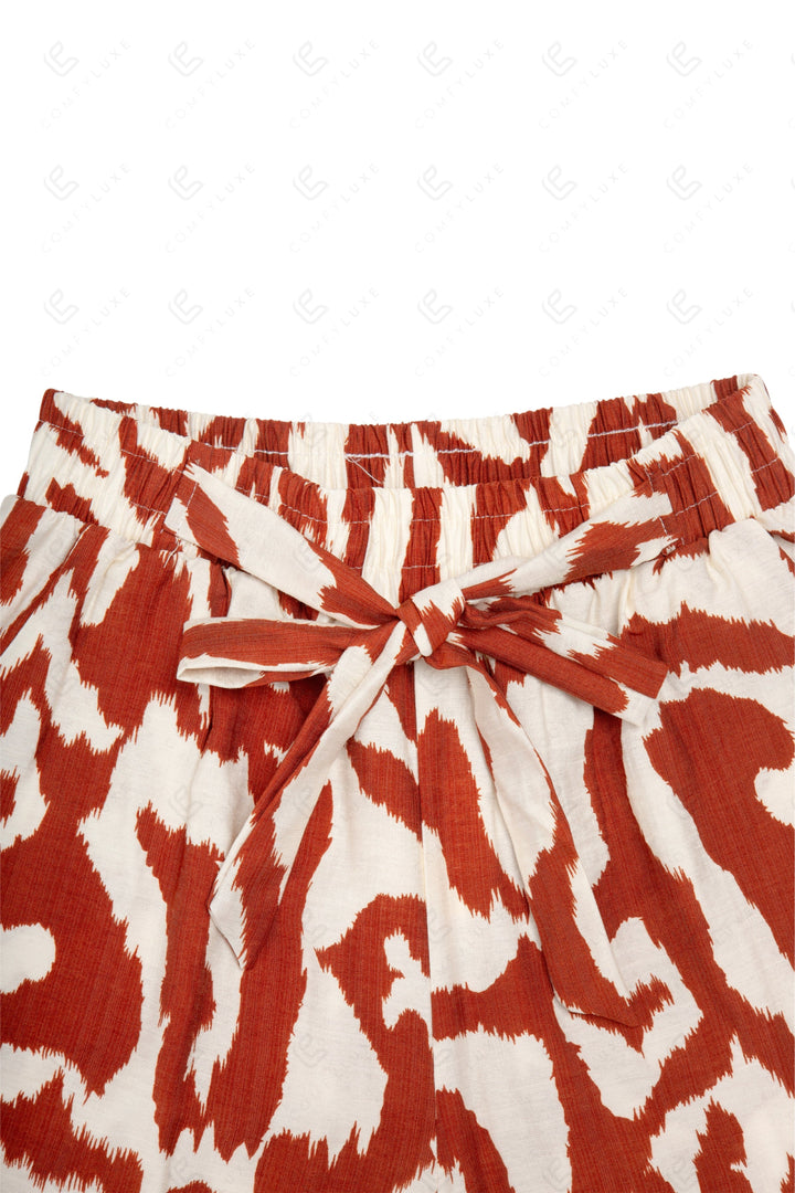 ABSTRACT PATTERN PANTS APPAREL