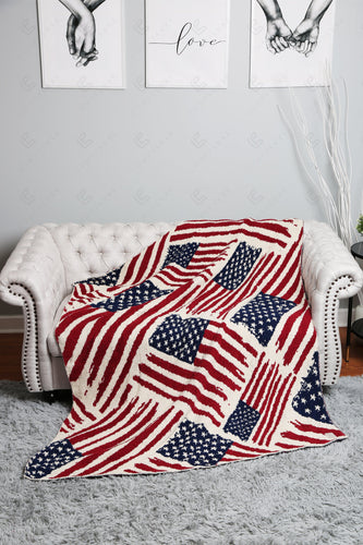 Jcl6042 Red/Navy Throw Blankets