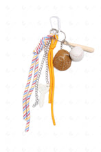 Load image into Gallery viewer, BASEBALL KEYCHAIN/BAG CHARM CAMEL KEYCHAINS
