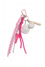 Load image into Gallery viewer, BASEBALL KEYCHAIN/BAG CHARM PINK KEYCHAINS
