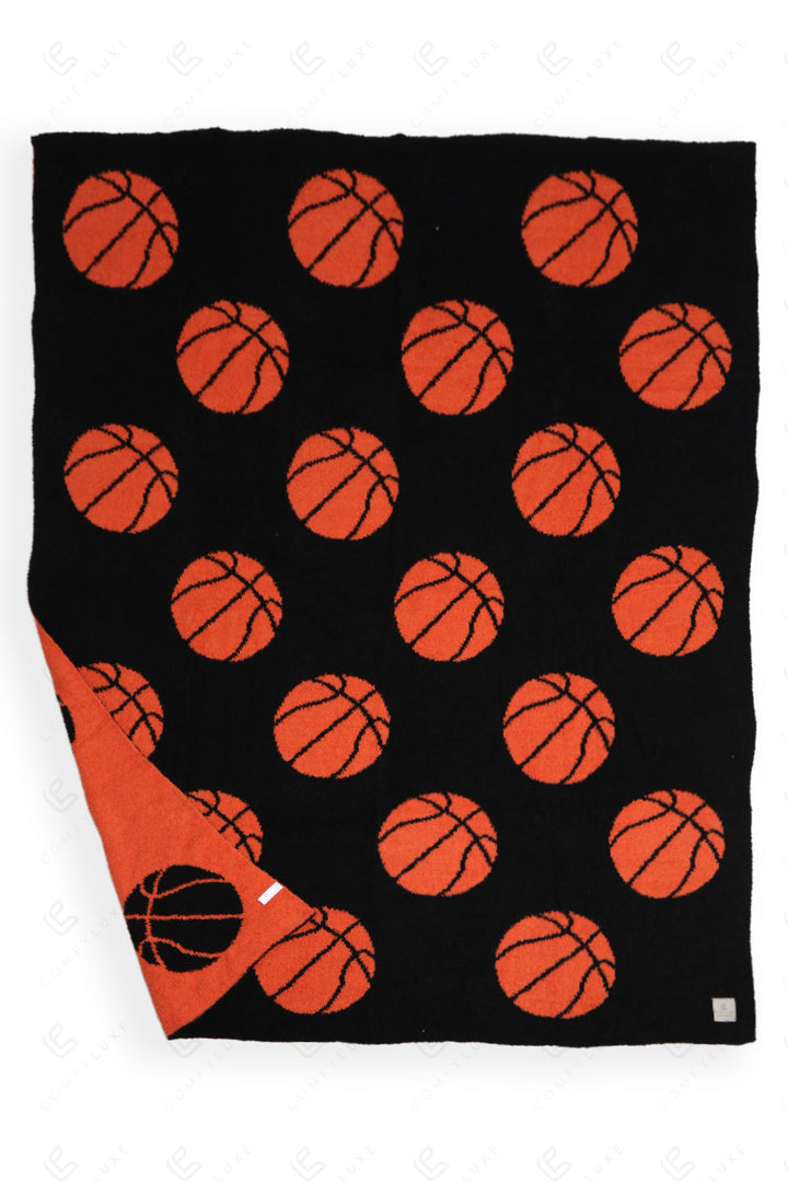 Jcl6025 Basketball Throw Blankets