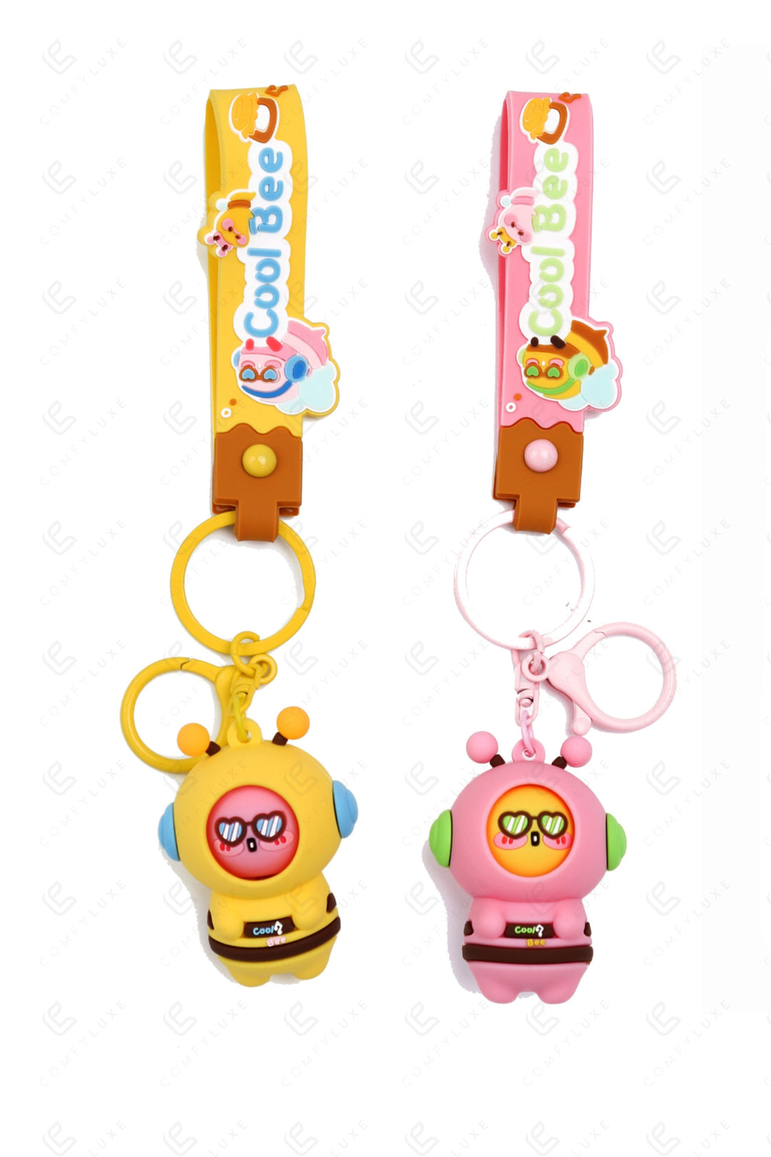 BEE KEYCHAIN/BAG CHARM KEYCHAINS